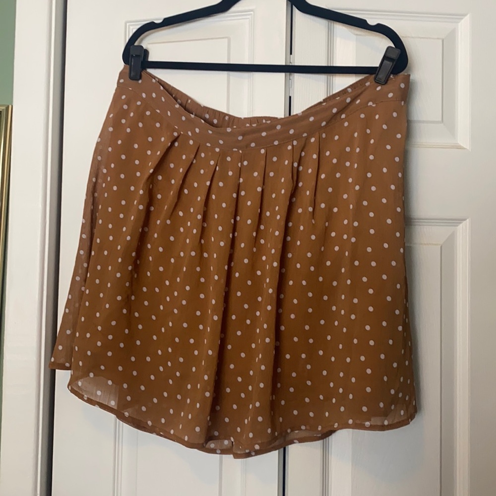 2 for 1 polka dot flowy skirts